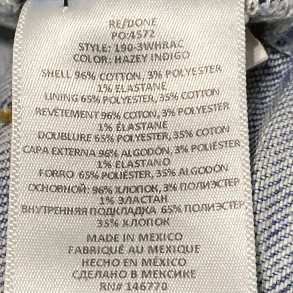 RE/DONE 90's High Rise Ankle Crop Size 27 - Picture 14 of 14